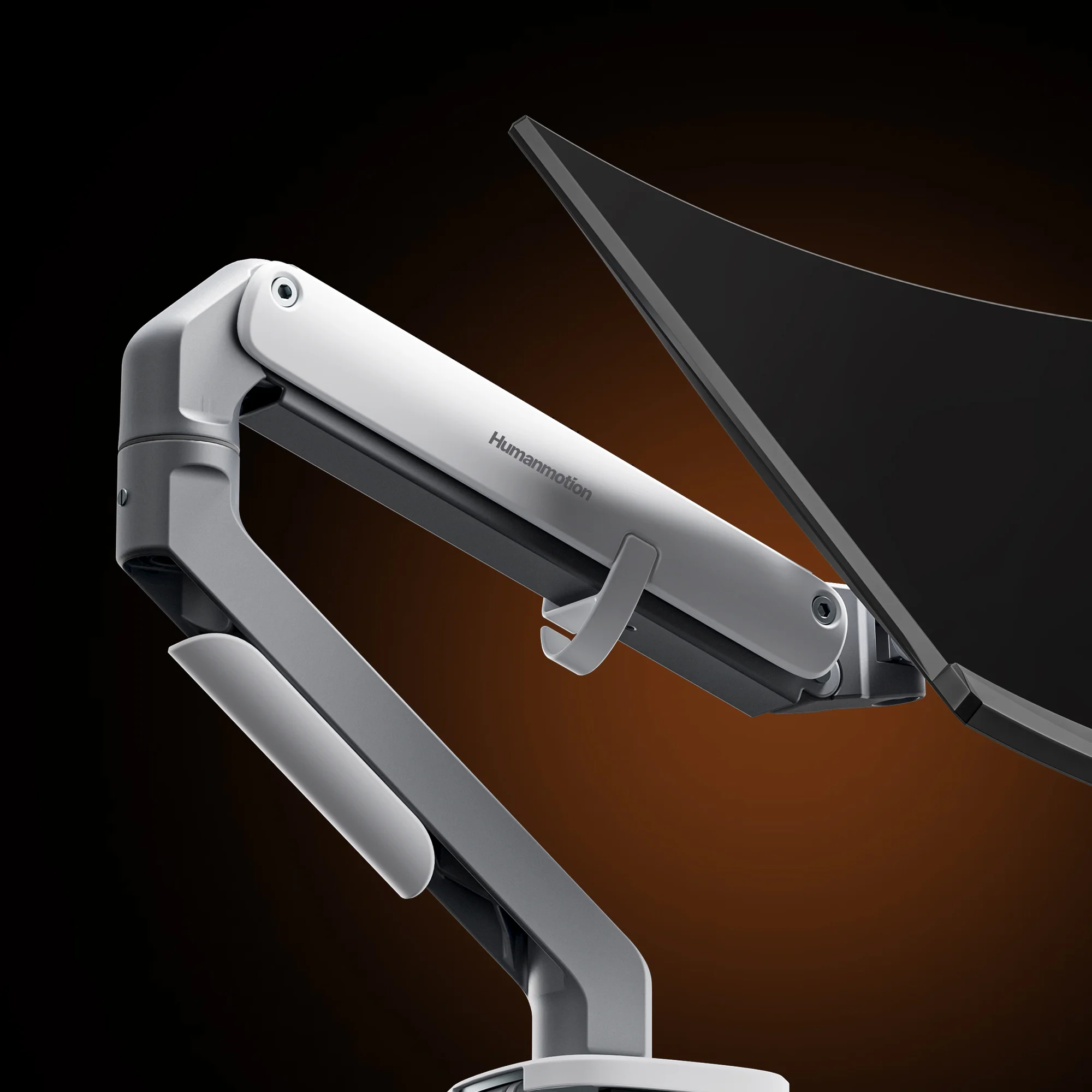 Humanmotion T6-1G Modern Single Monitor Arm | For 17-32 Inch