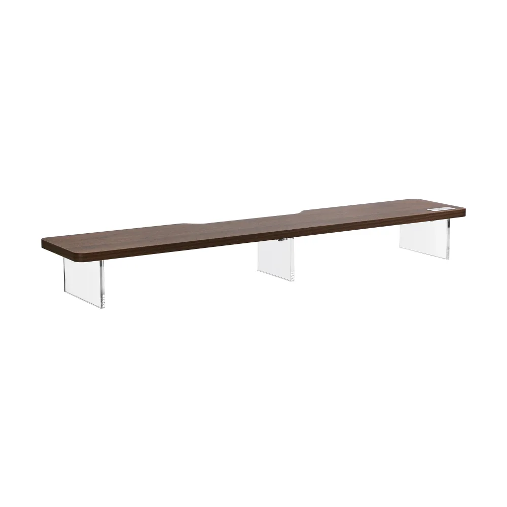 Humanmotion D200-L-WN ACRYLIC LEGGED Monitor Riser